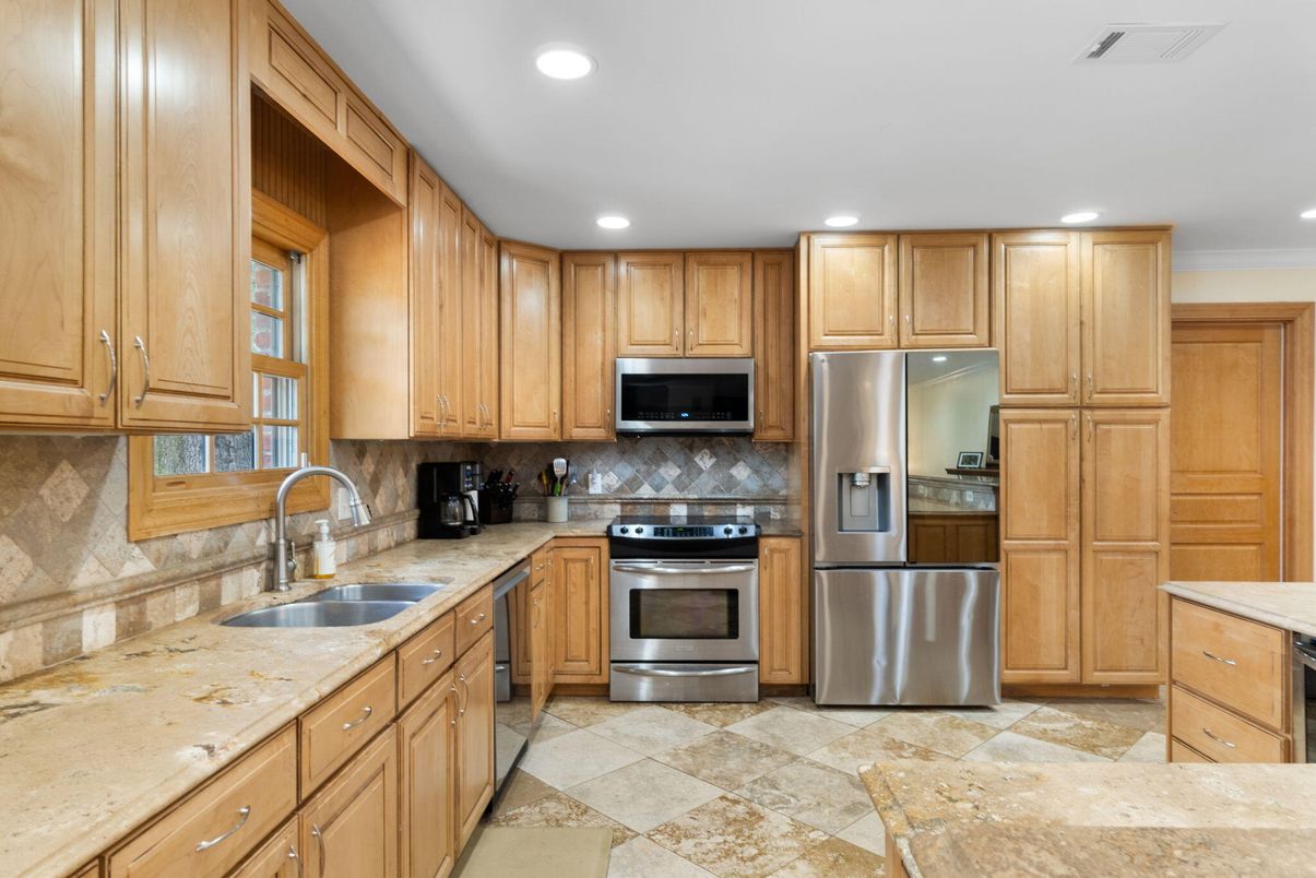 Interior, Kitchen, Recessed Lighting, Stainless Steel Appliances