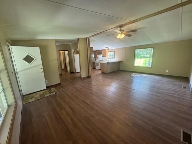 Empty room, Interior, Kitchen, Wood Texture Flooring