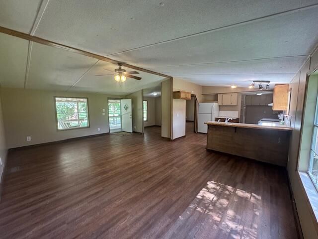 Empty room, Interior, Kitchen, Wood Texture Flooring