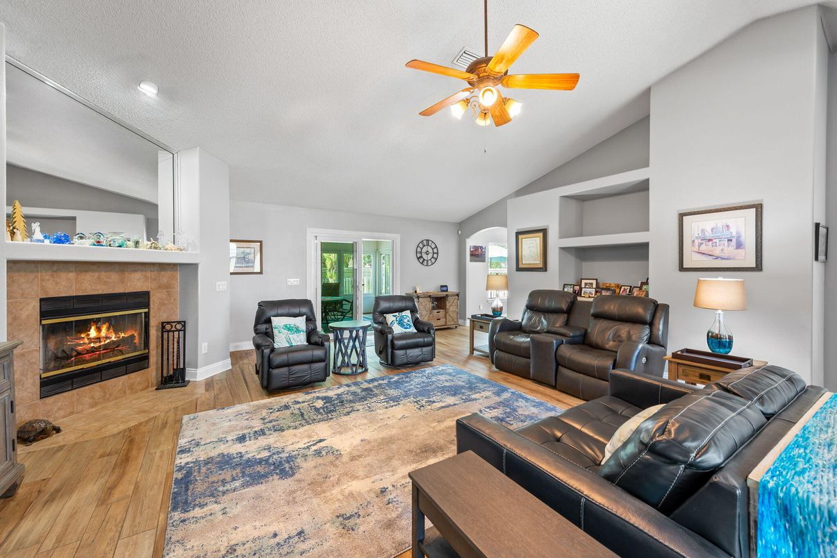 Fireplace, Interior, Living room, Wood Texture Flooring