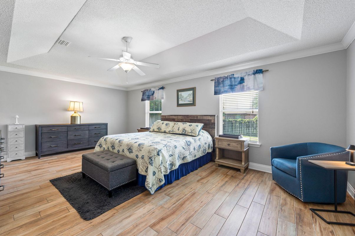 Bedroom, Interior, Wood Texture Flooring