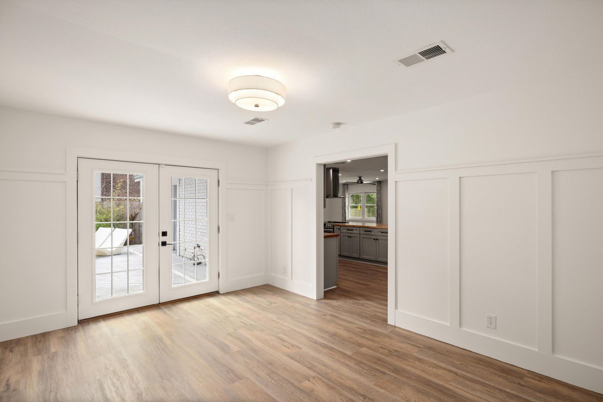 Empty room, Interior, Wood Texture Flooring