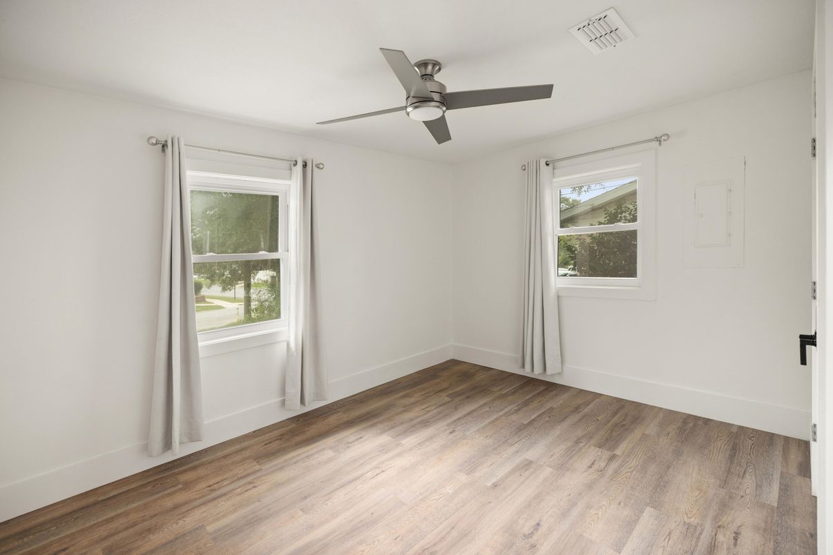 Empty room, Interior, Wood Texture Flooring
