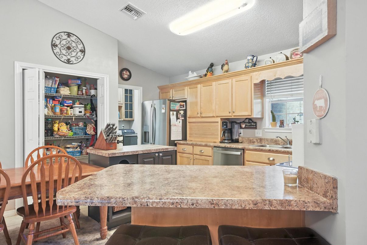 Dining room, Interior, Kitchen