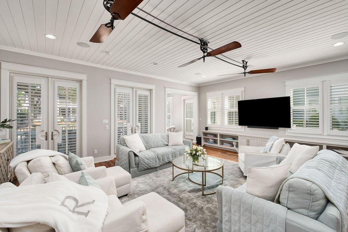 Interior, Living room, Recessed Lighting
