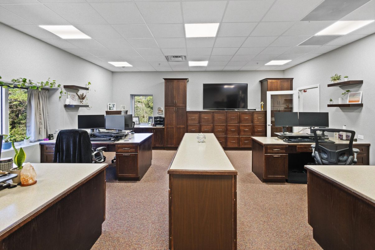 Home Office, Interior, Recessed Lighting