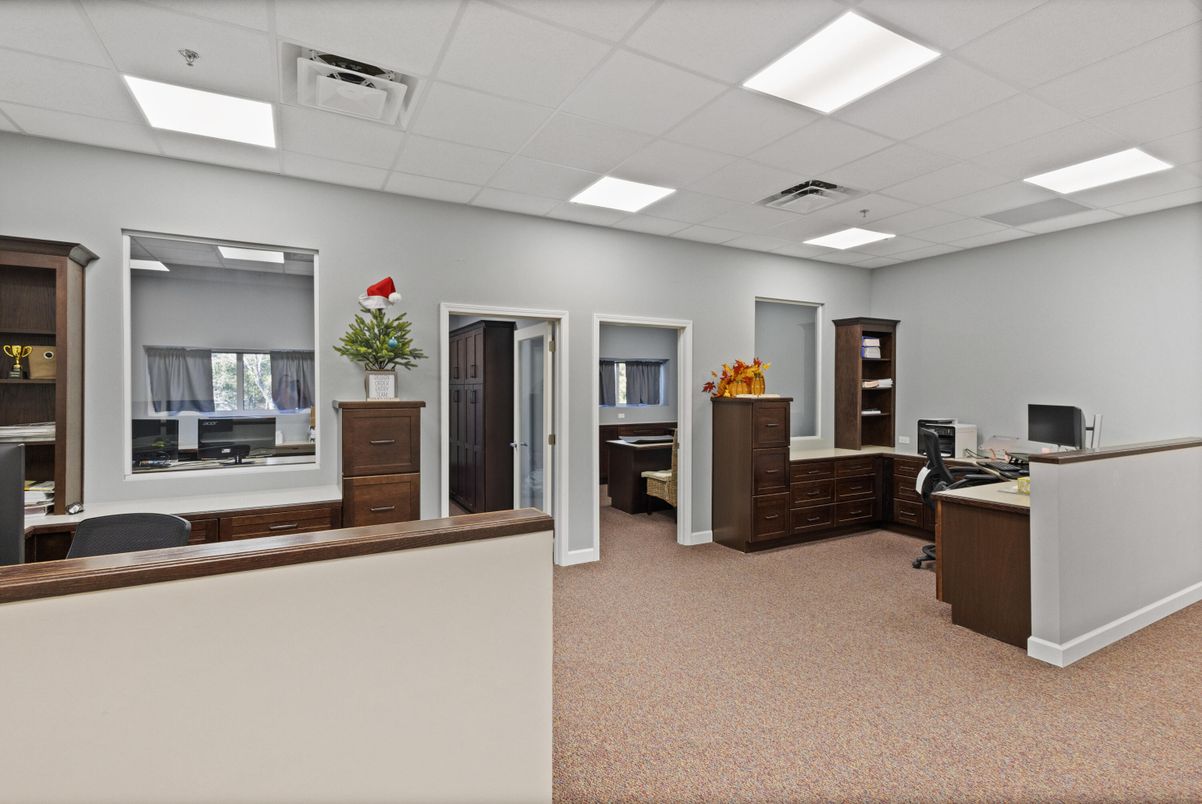 Home Office, Interior, Recessed Lighting