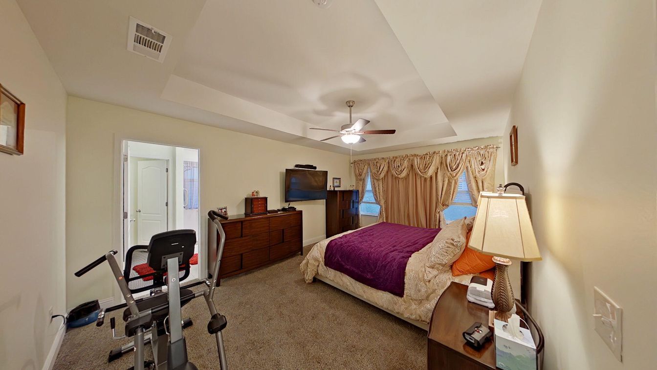 Bedroom, Fitness Equipment, Home Office, Interior