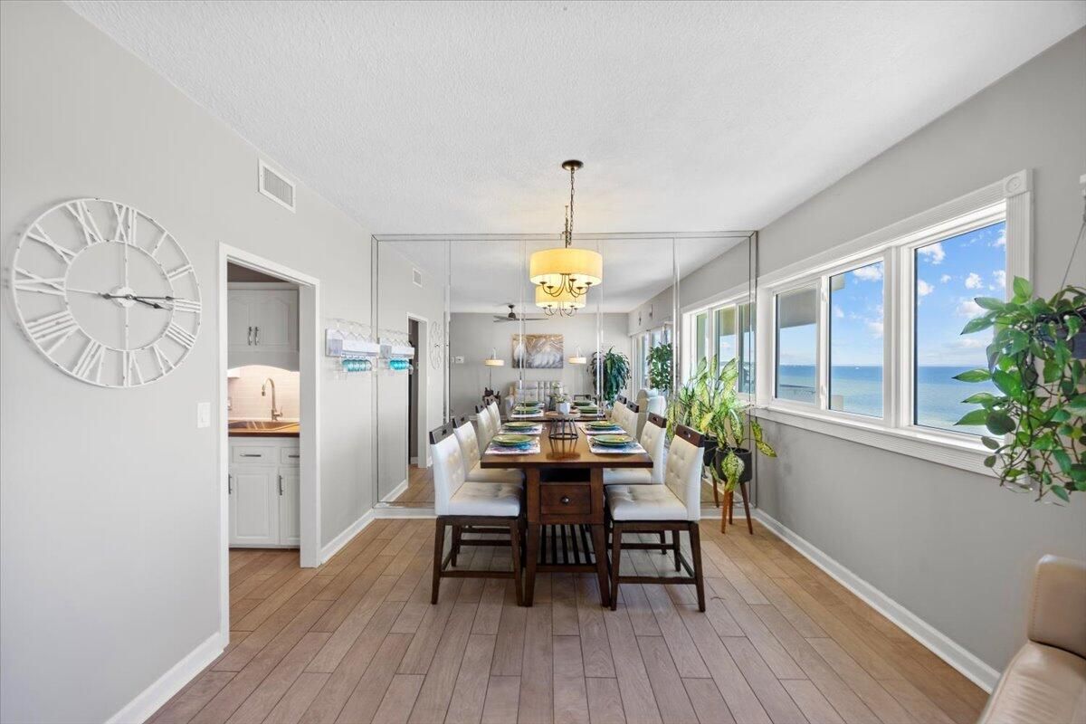 Dining room, Interior, Water, Wood Texture Flooring