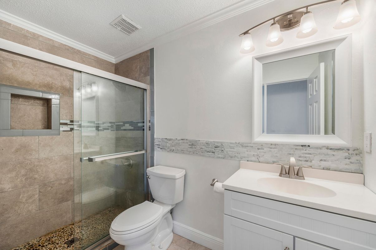 Bathroom, Glass Shower, Interior