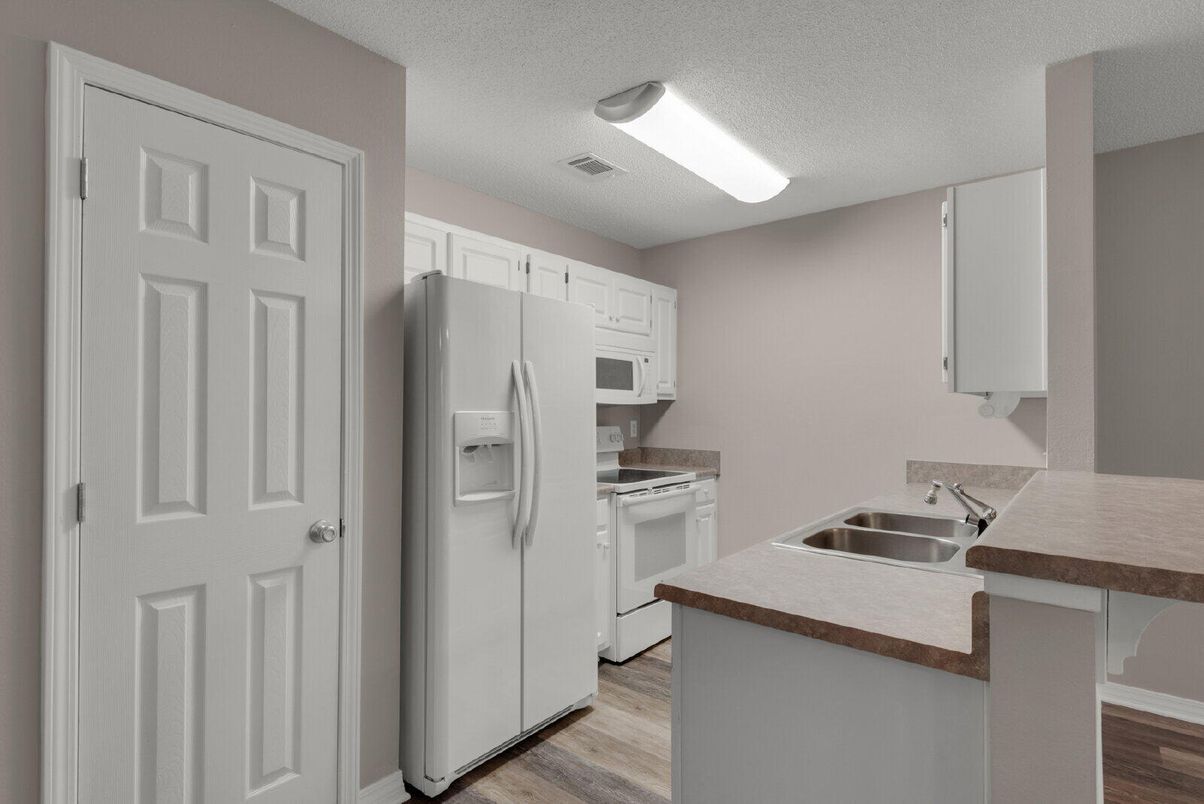 Interior, Kitchen, Wood Texture Flooring