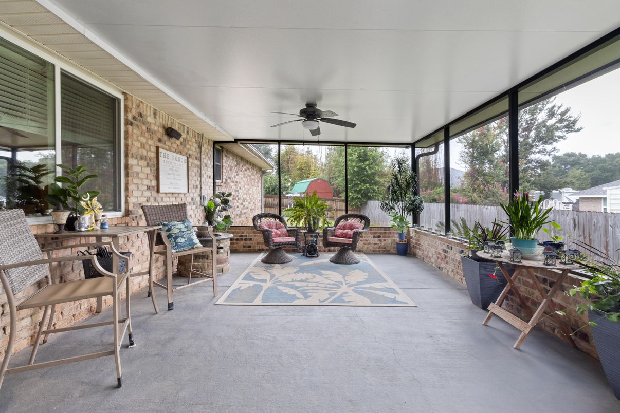 Interior, Stone Walls, Sun Room