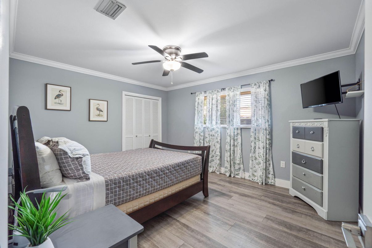 Bedroom, Interior, Wood Texture Flooring