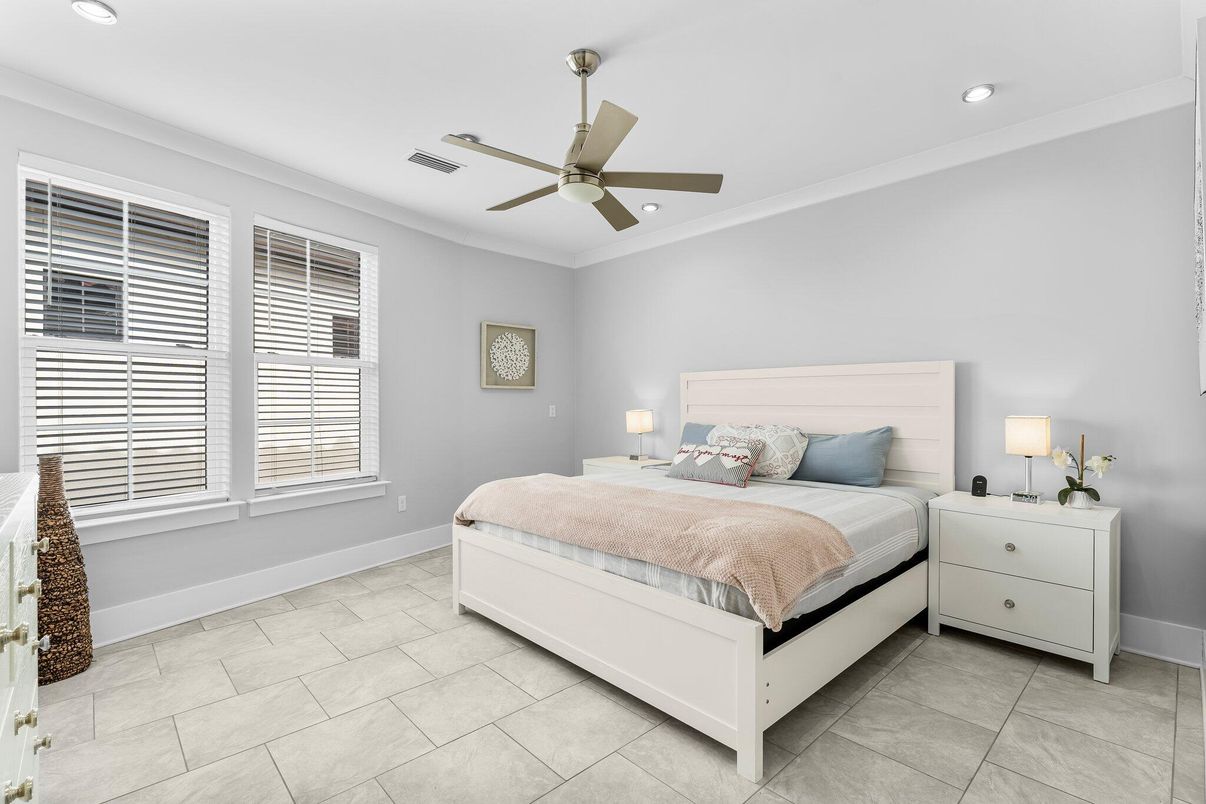 Bedroom, Interior, Recessed Lighting