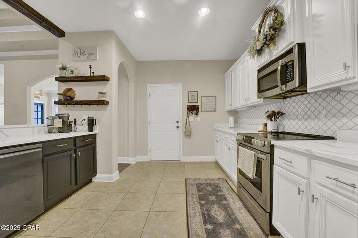 Interior, Kitchen, Recessed Lighting, Stainless Steel Appliances