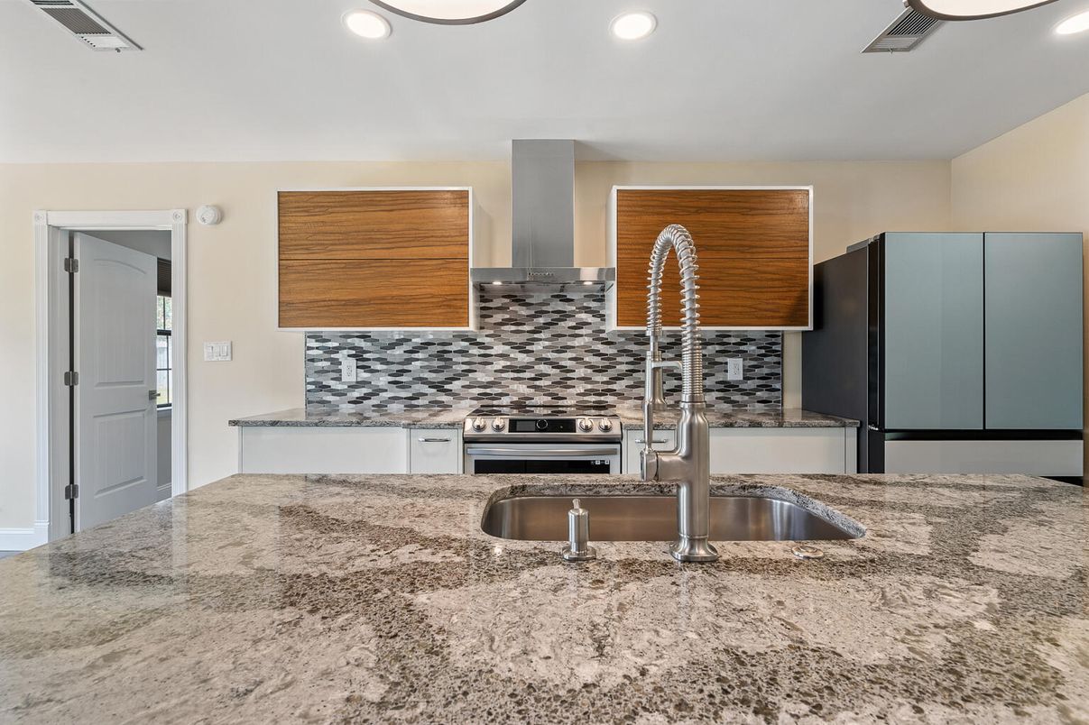Interior, Kitchen, Recessed Lighting, Stainless Steel Appliances
