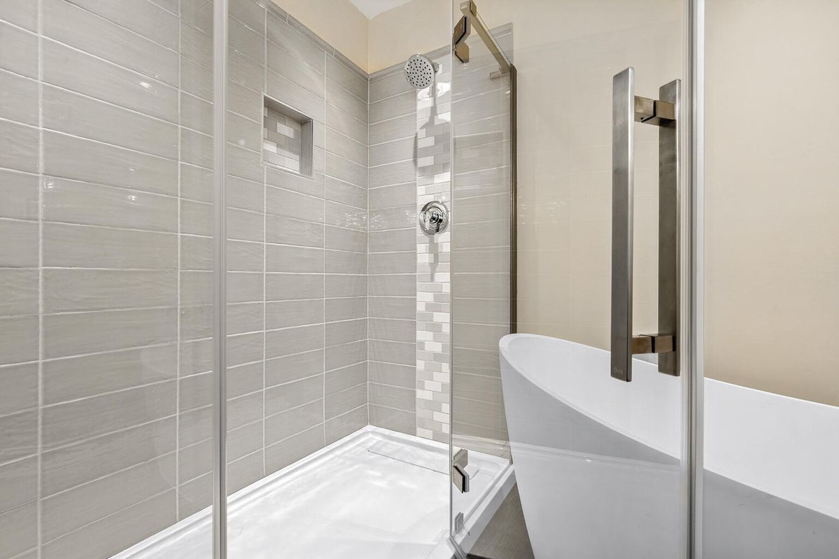 Bathroom, Free Standing Baths, Glass Shower, Interior