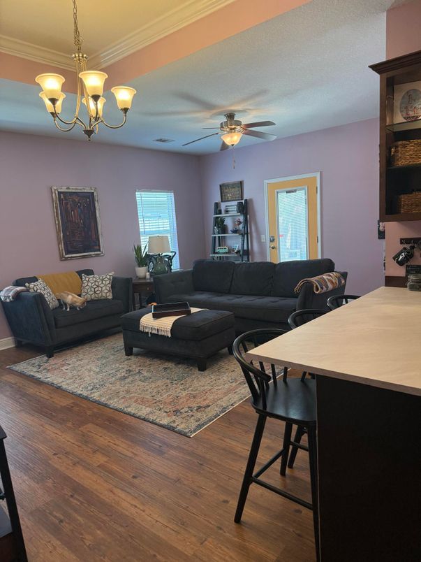 Chandelier, Dining room, Interior, Living room, Wood Texture Flooring