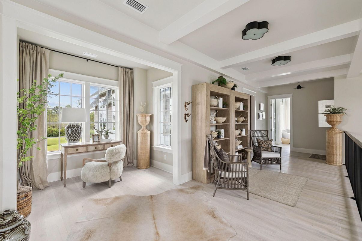 Interior, Recessed Lighting, Wood Texture Flooring