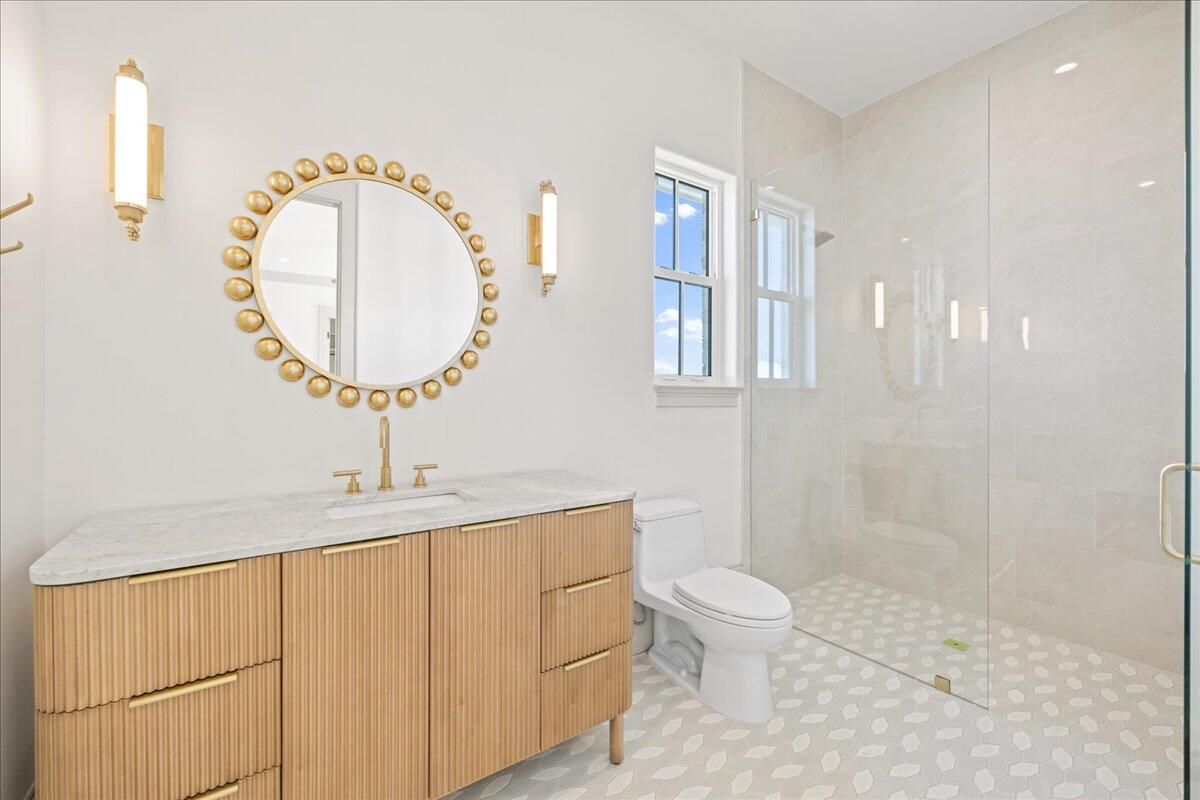 Bathroom, Glass Shower, Interior