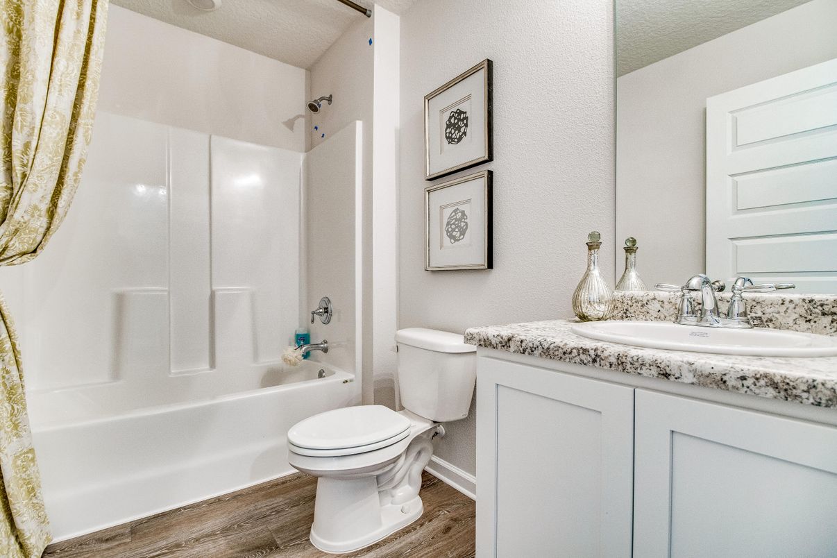 Bathroom, Interior, Wood Texture Flooring