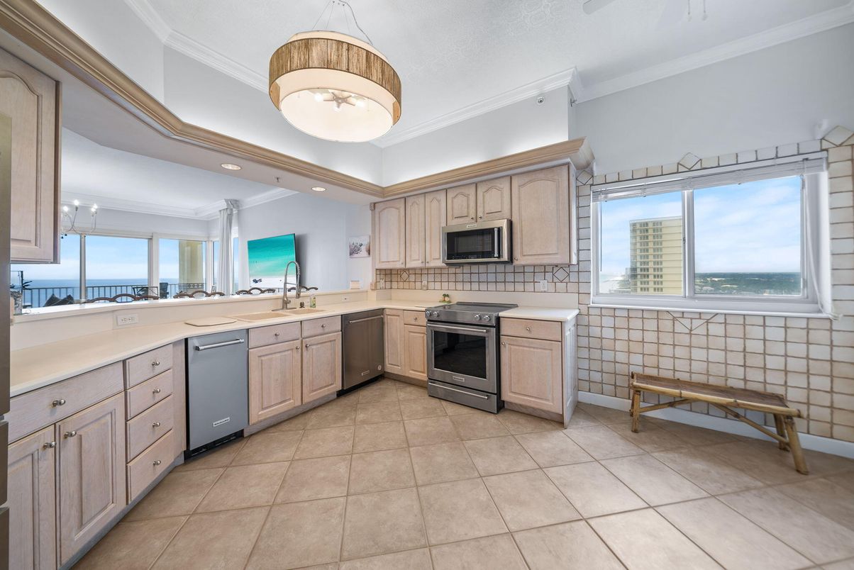Interior, Kitchen, Recessed Lighting, Stainless Steel Appliances