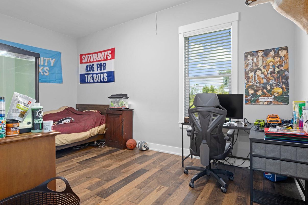 Home Office, Interior, Wood Texture Flooring