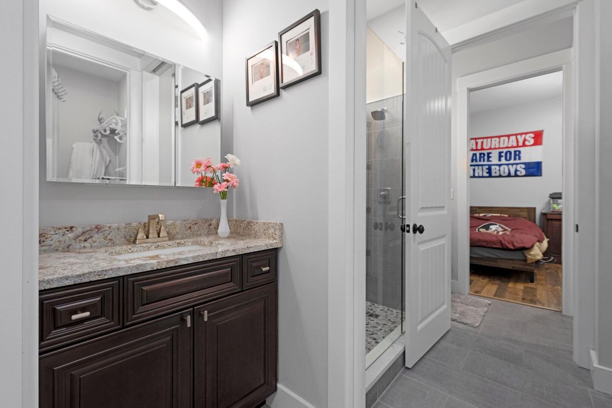 Bathroom, Bedroom, Interior, Wood Texture Flooring