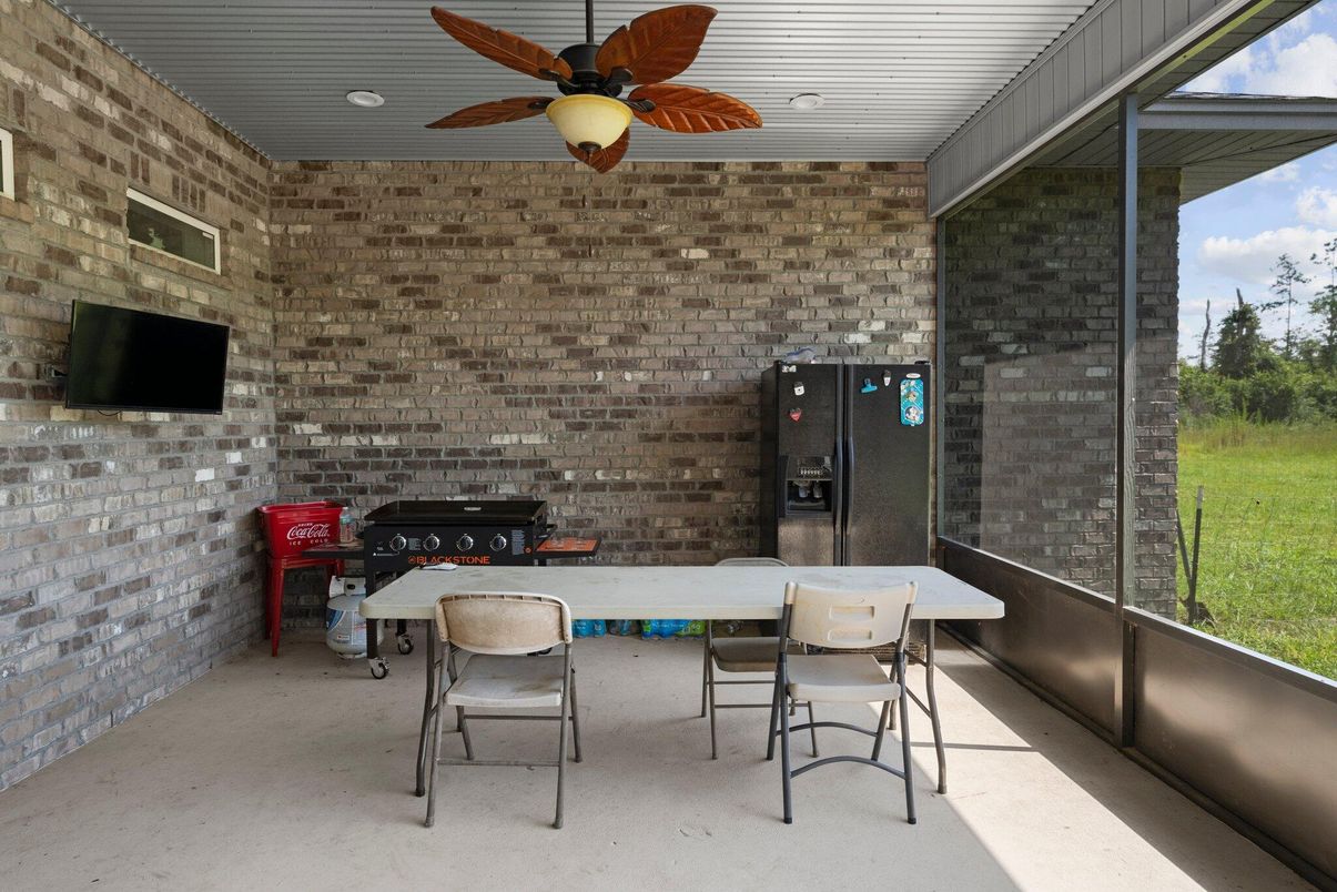 Interior, Stone Walls, Sun Room