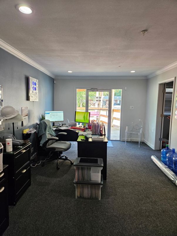 Home Office, Interior, Recessed Lighting