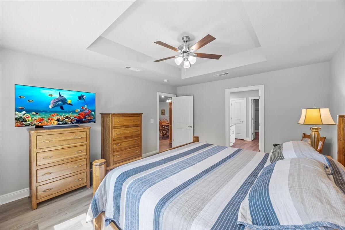 Bedroom, Interior, Wood Texture Flooring