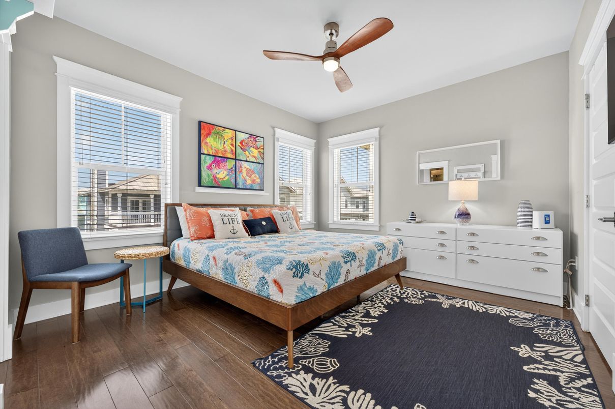 Bedroom, Interior, Wood Texture Flooring