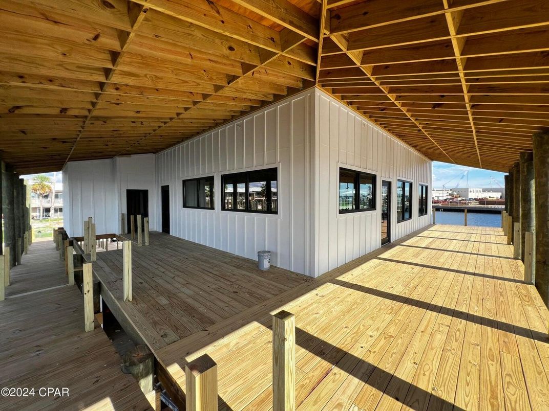 Exterior, Water, Wooden Beams, Wood Texture Flooring