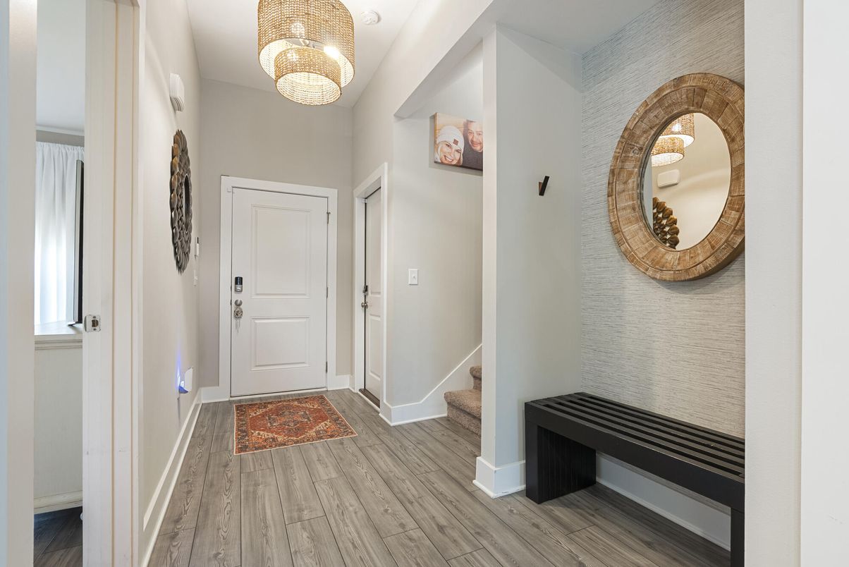 Chandelier, Interior, Wood Texture Flooring