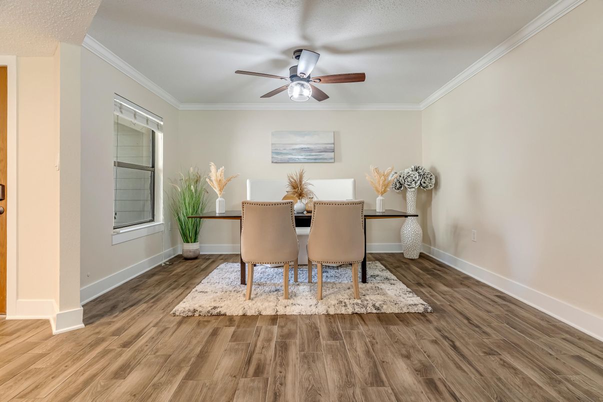 Dining room, Interior, Wood Texture Flooring