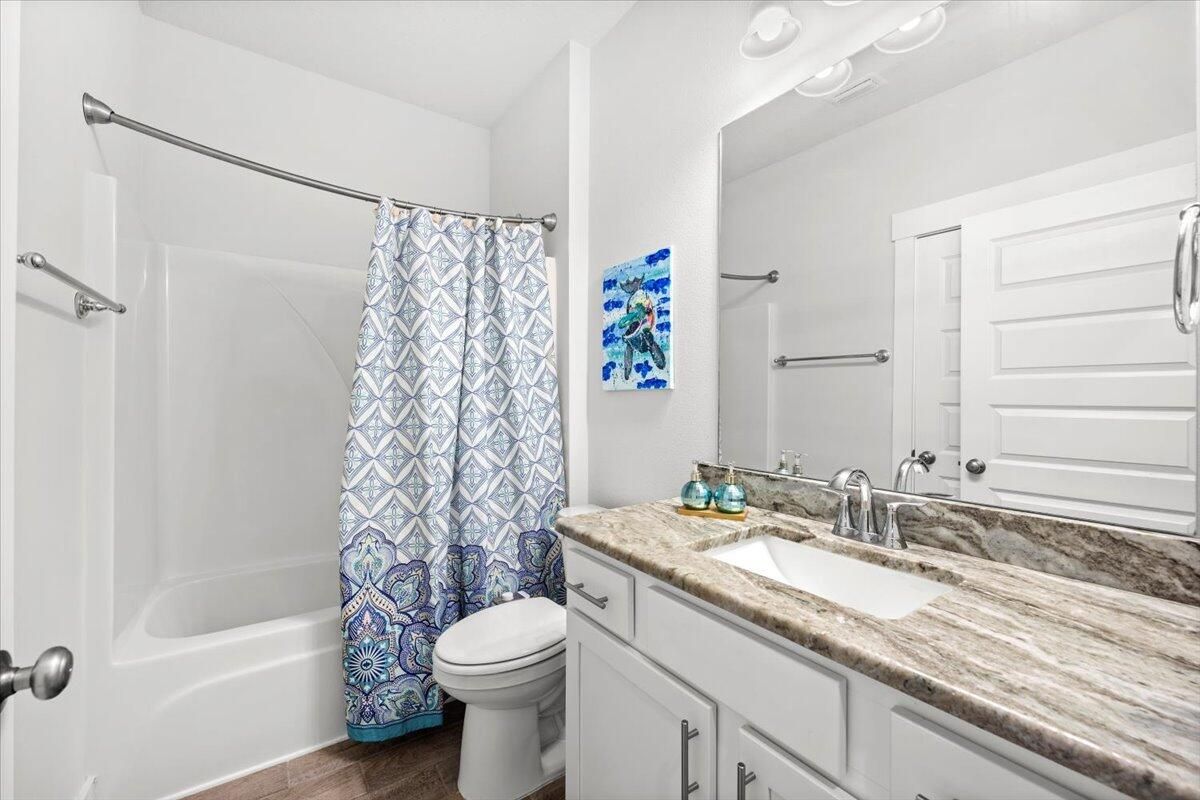 Bathroom, Interior, Wood Texture Flooring