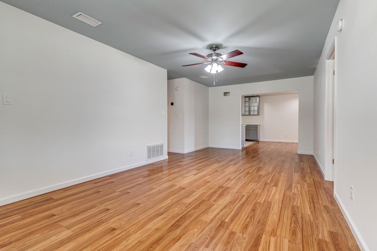 Empty room, Interior, Wood Texture Flooring