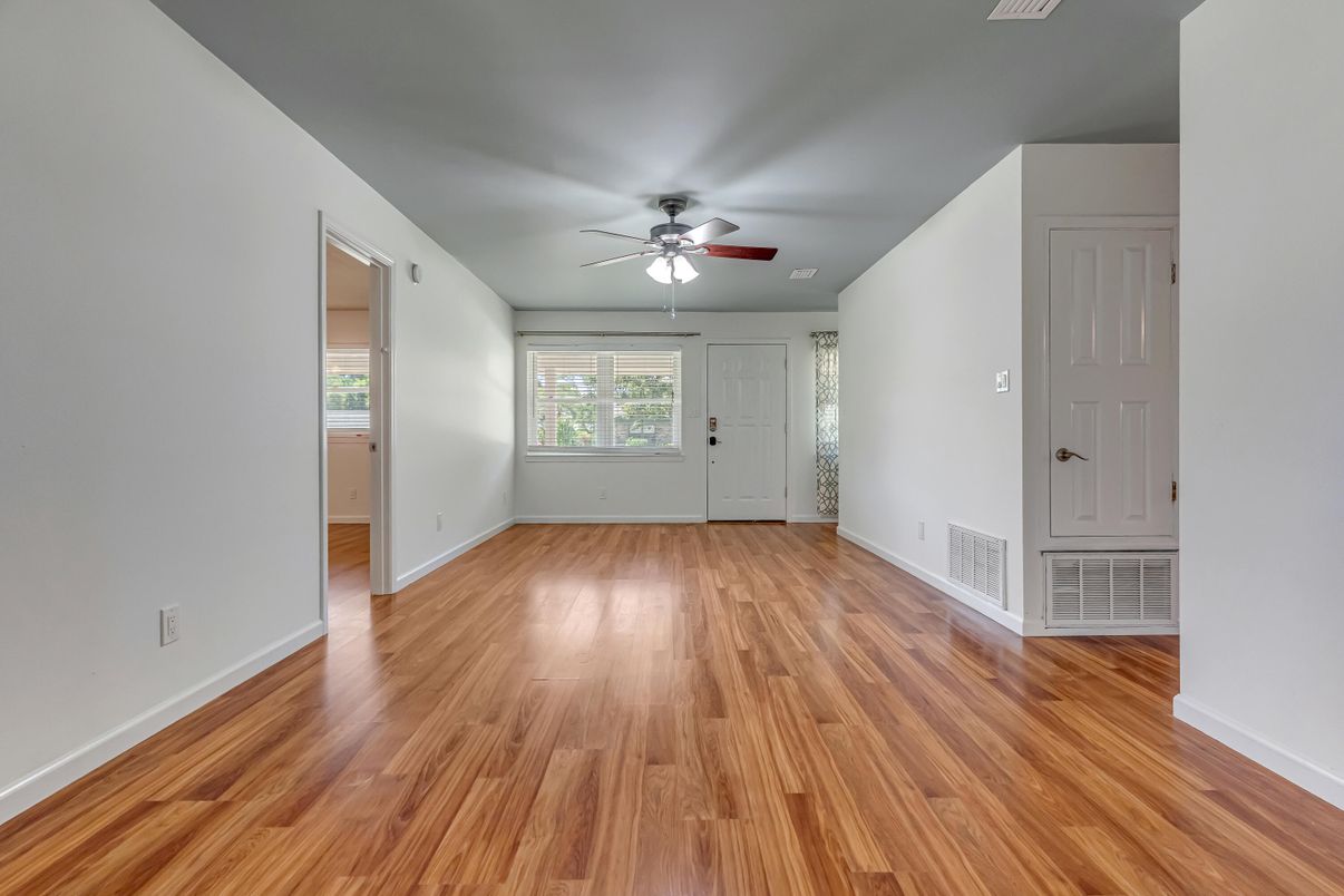 Empty room, Interior, Wood Texture Flooring