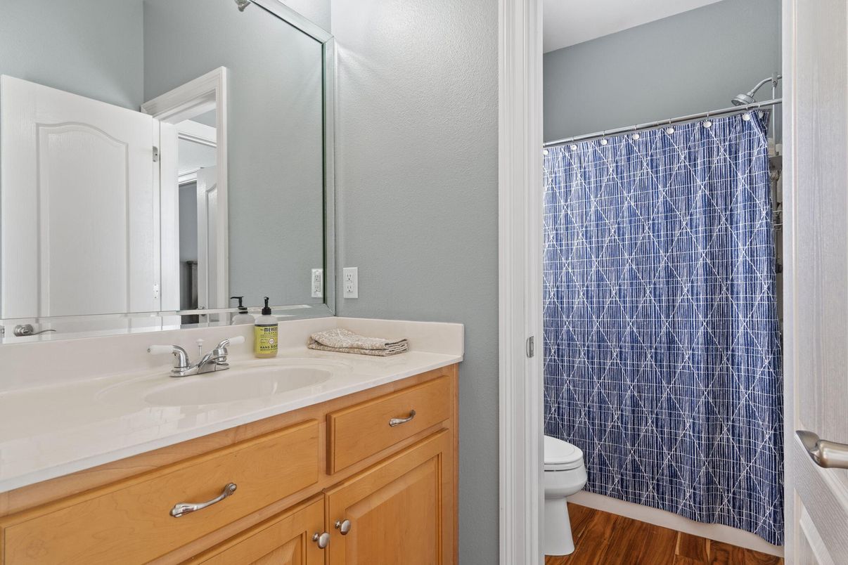 Bathroom, Interior, Wood Texture Flooring