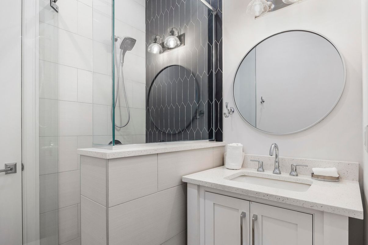 Bathroom, Glass Shower, Interior