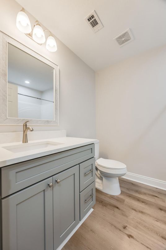 Bathroom, Interior, Wood Texture Flooring
