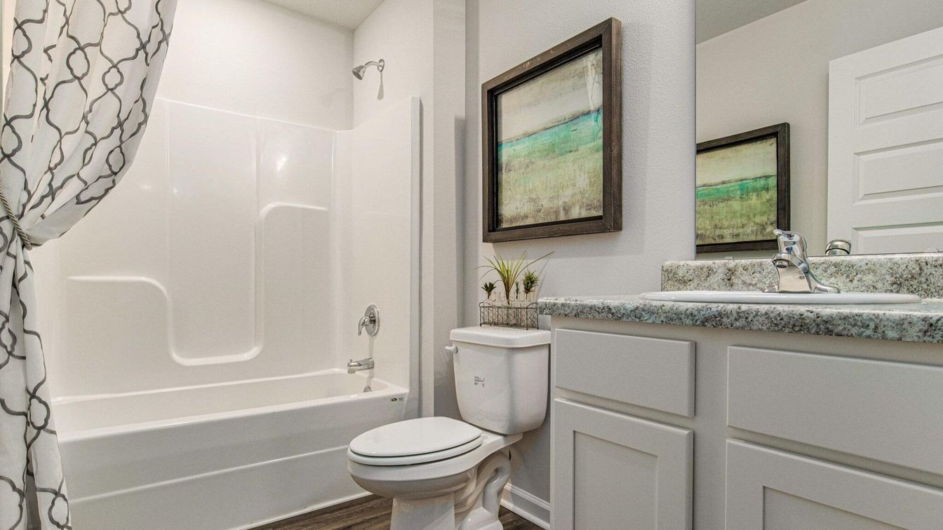 Bathroom, Interior, Wood Texture Flooring
