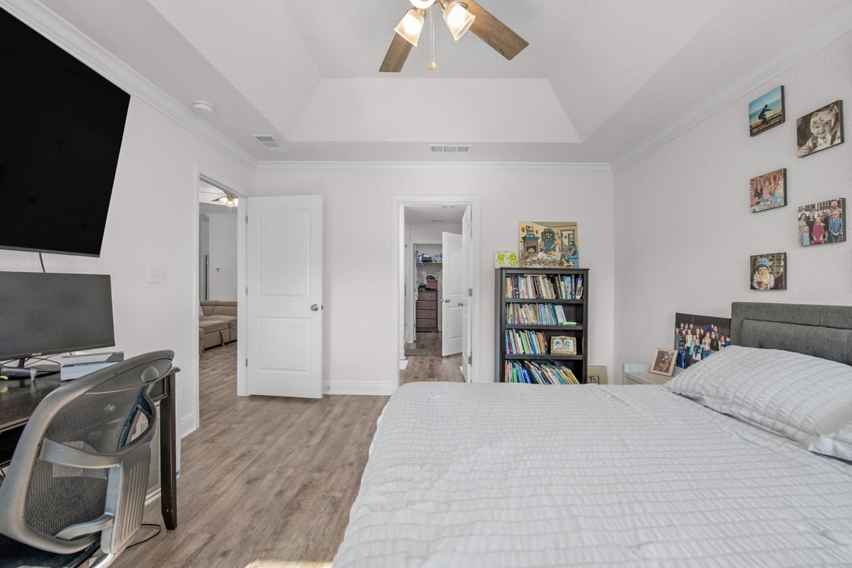 Bedroom, Interior, Wood Texture Flooring