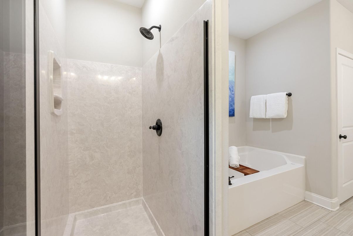 Bathroom, Glass Shower, Interior