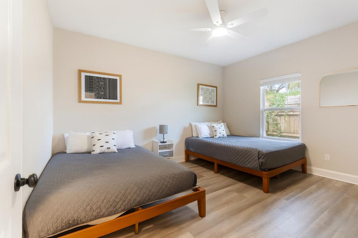 Bedroom, Interior, Wood Texture Flooring