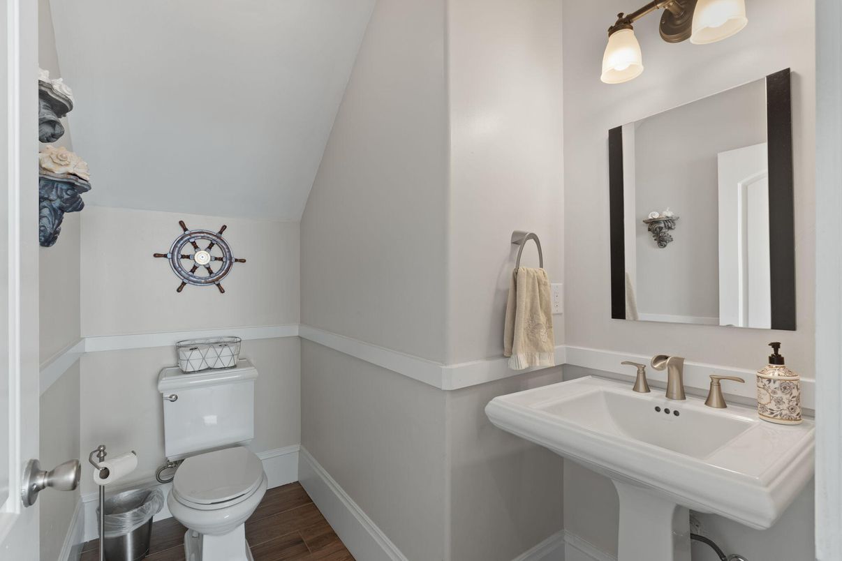 Bathroom, Interior, Wood Texture Flooring