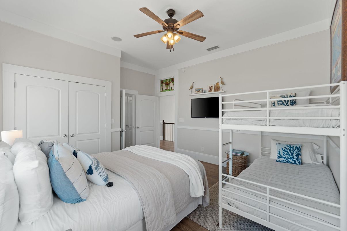Bedroom, Interior, Wood Texture Flooring