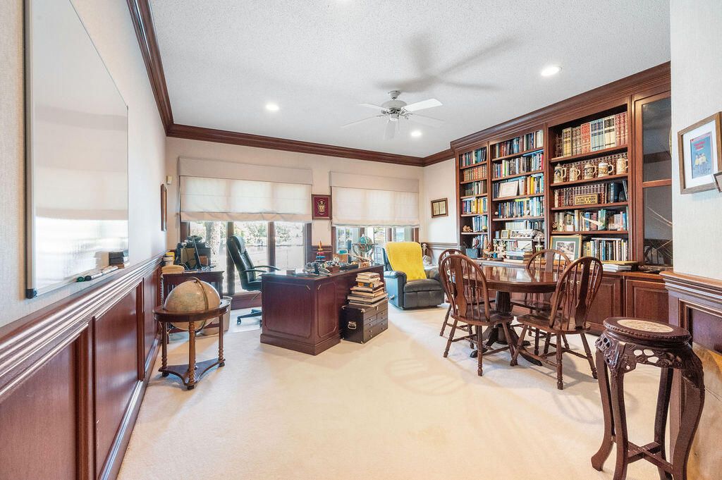 Home Office, Interior, Recessed Lighting