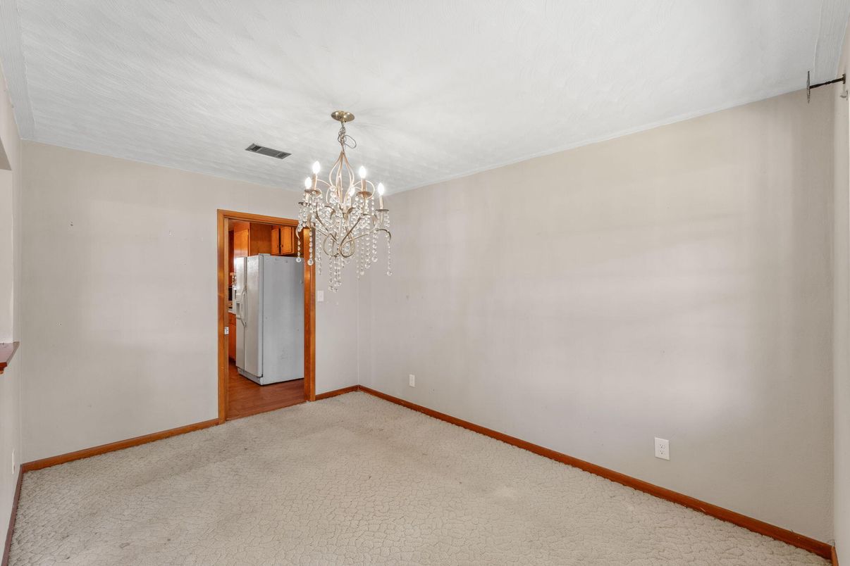 Chandelier, Empty room, Interior