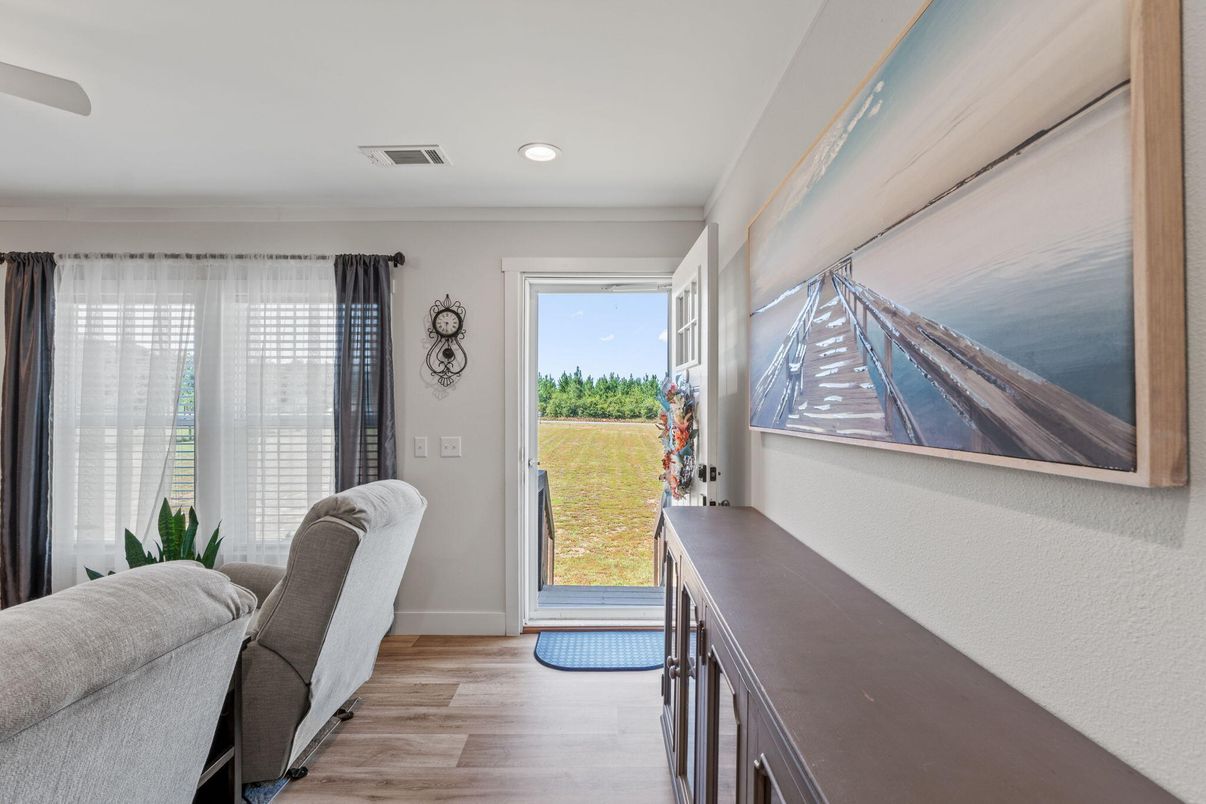 Interior, Recessed Lighting, Wood Texture Flooring